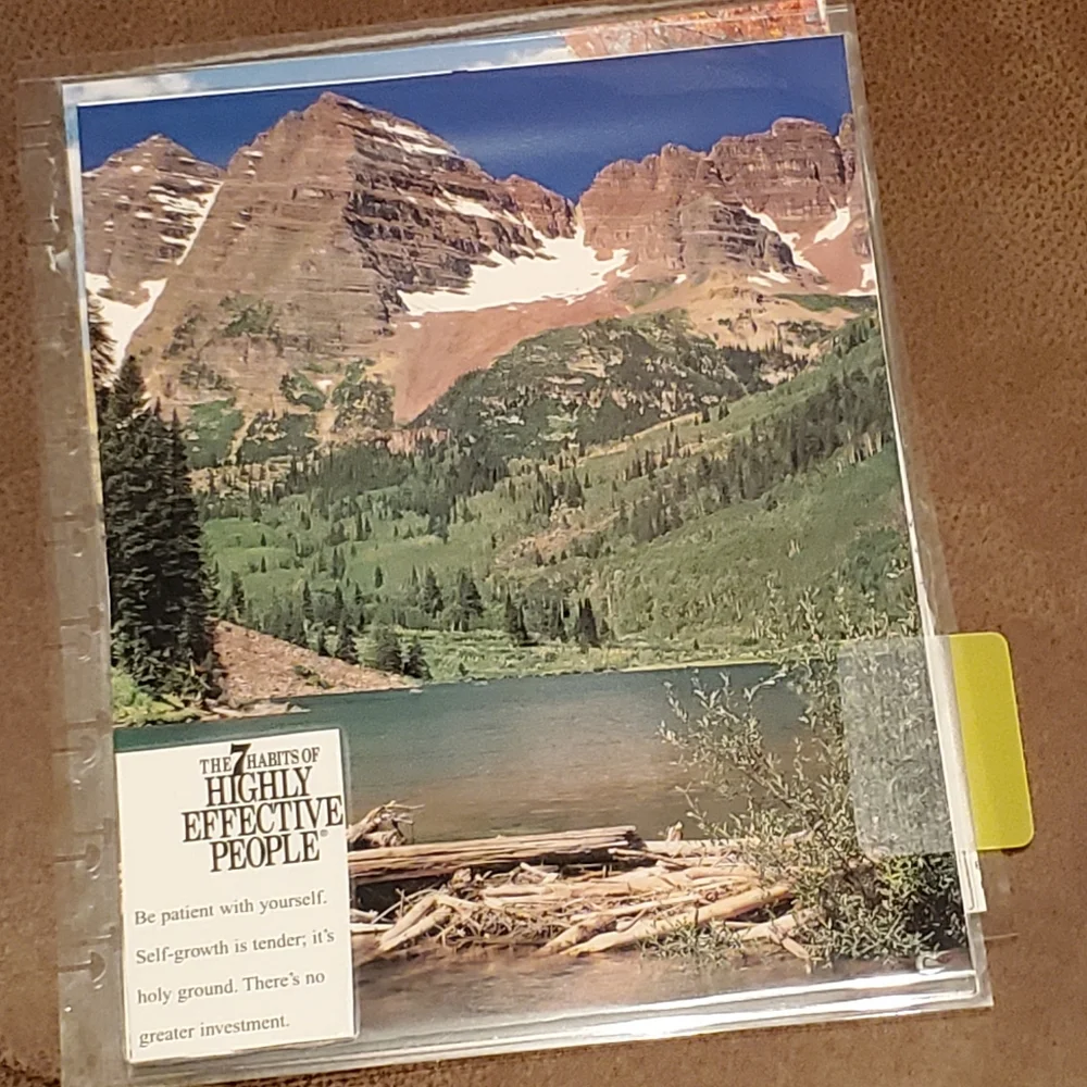 Homemade cover & five dashboards/dividers for a classic size disc bound planner